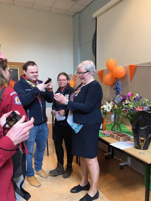 Miriam  Middelkoop Lid in orde van Oranje Nassau 26 april 2023