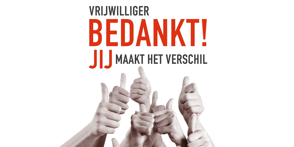 Aankondiging vrijwilligersavond