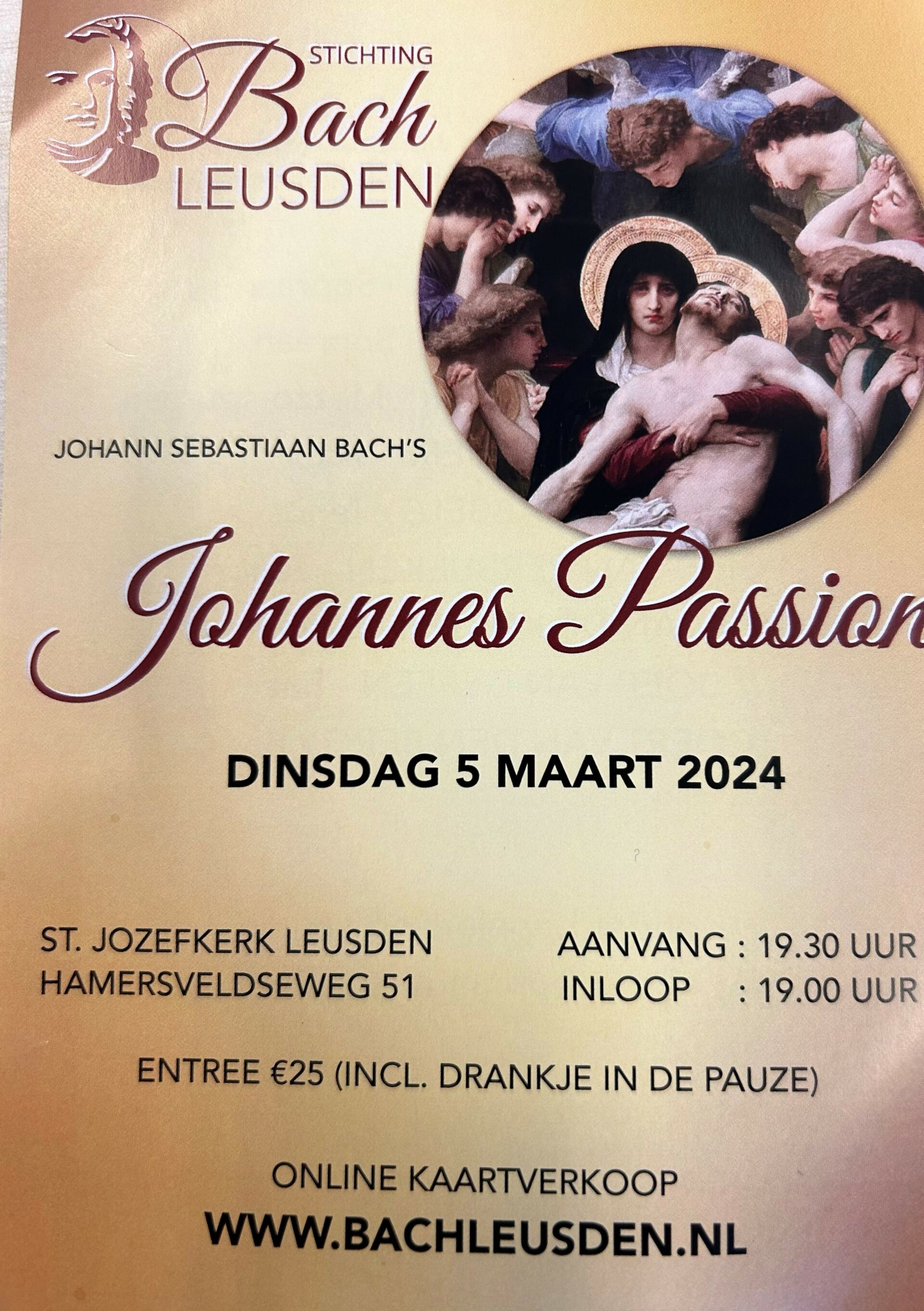 Johannes Passion Leusden 5 maart 2024